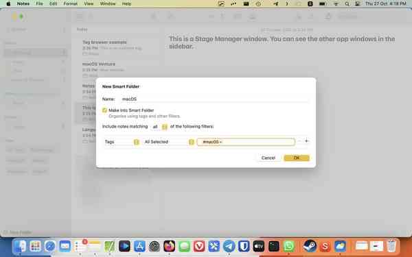 macOS-13-Ventura-Notes-app-create-a-smart-folder