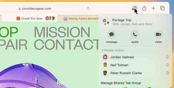 macOS-Ventura-Apple-Safari-Shared-Tab-Groups
