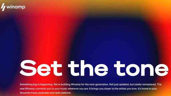 new-Winamp-website