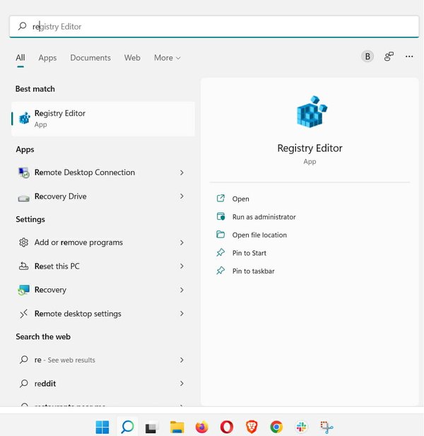 open-Registry-editor-from-start-menu-1-1