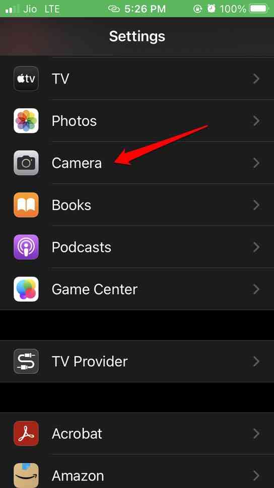 open-camera-settings