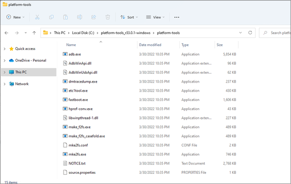 platform-tools-folder