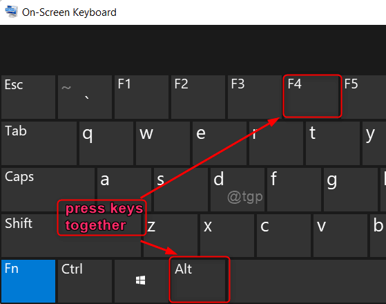 press-alt-f4-together-win11