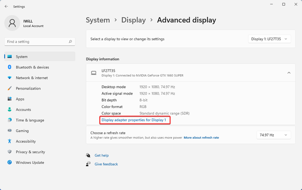 select-Display-adapter-properties select-Display-adapter-properties
