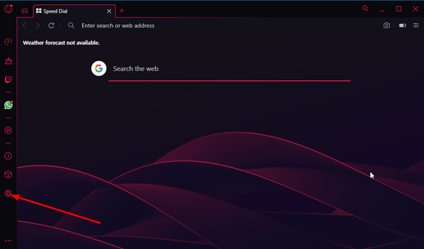 settings-home-opera-gx-dark-mode