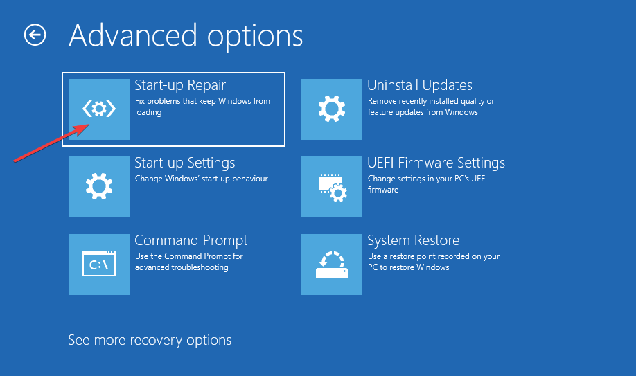 start-up-repair-option