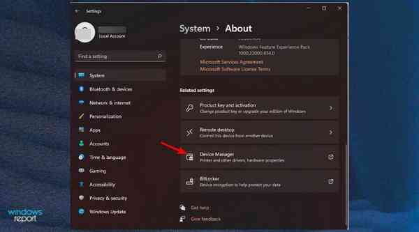 sytem-device-manager