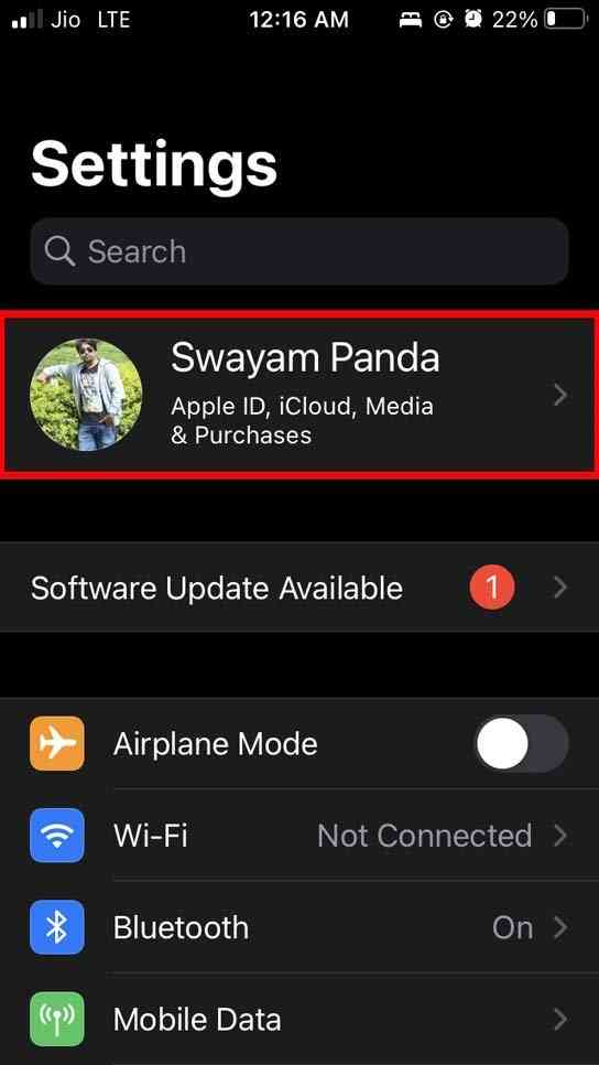 tap-on-Apple-ID-iOS