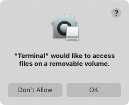 terminal-confirmation