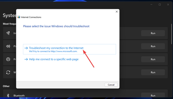 troubleshoot-my-connection-option