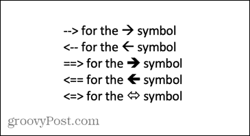 type-arrows-word-arrow-symbols type-arrows-word-arrow-symbols