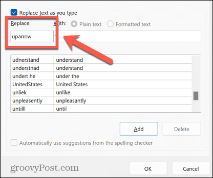 type-arrows-word-autocorrect-replace type-arrows-word-autocorrect-replace