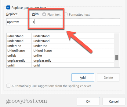 type-arrows-word-autocorrect-with type-arrows-word-autocorrect-with