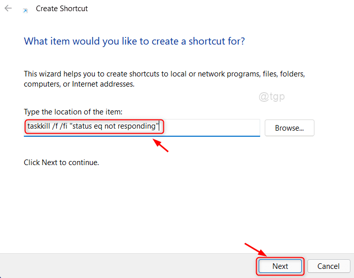 type-location-of-item-taskkill-shortcut-win11