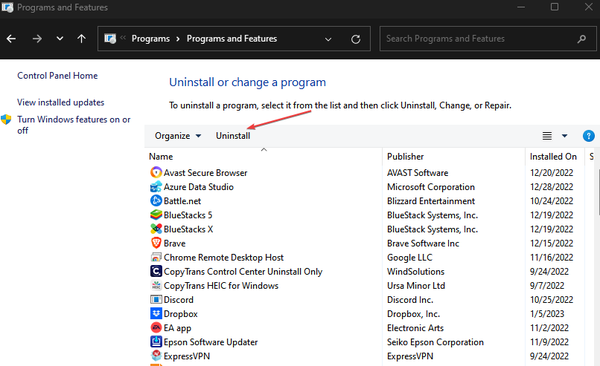 uninstall-iTunes