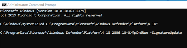 update-virus-definitions