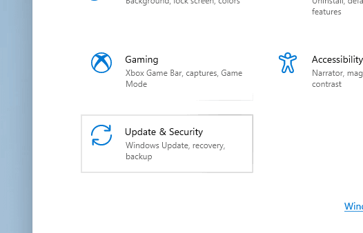 updateandsecurity updateandsecurity