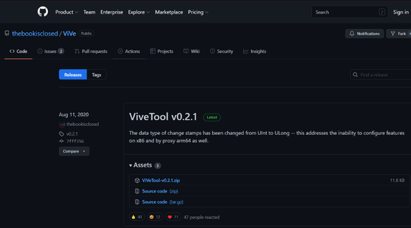 vive-tool vive-tool