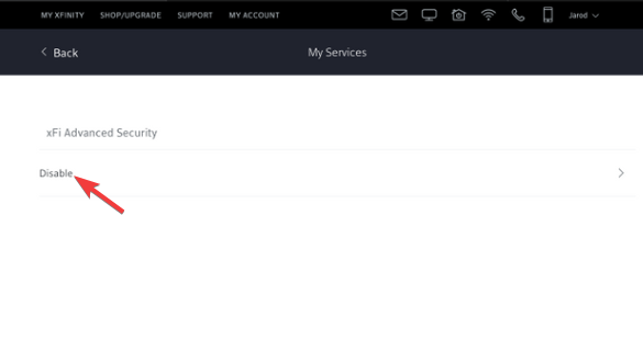 xFi-advanced-security-Disable